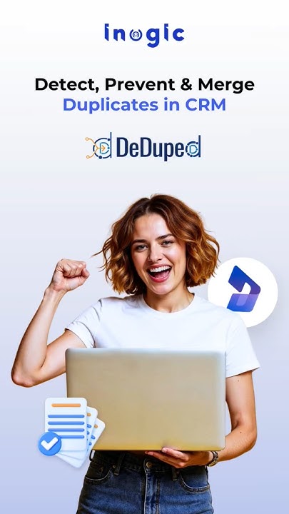 inogic's tweet card. How to Remove Duplicate Records in Dynamics 365 CRM | DeDupeD by...
