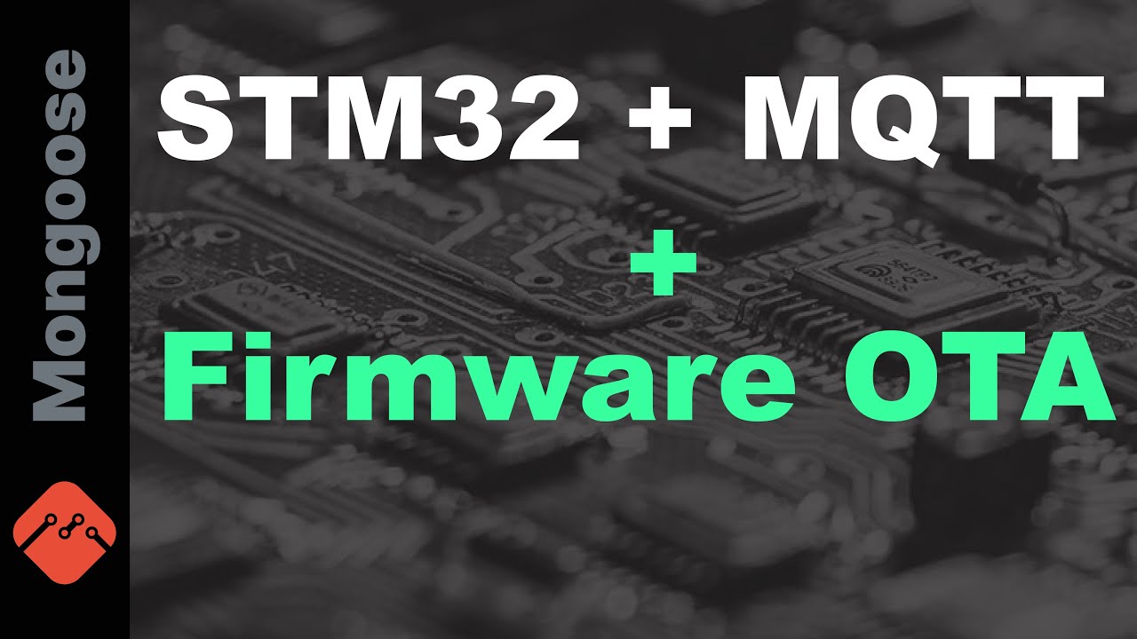 MongooseOS's tweet card. STM32 + MQTT + firmware OTA