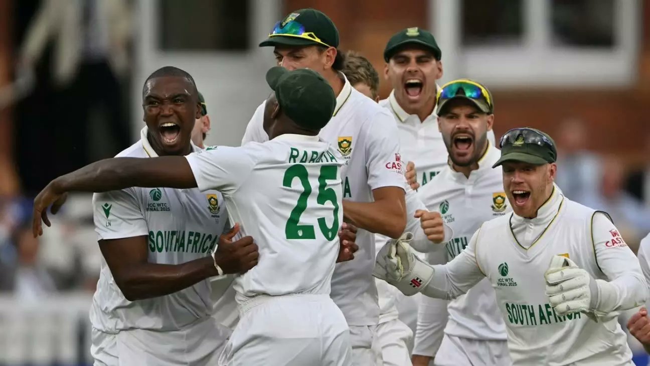 I_DailyNews's tweet card. Explore the gripping encounters between South Africa and Australia in the WTC Final at Lord's, featuring key performances and strategies.