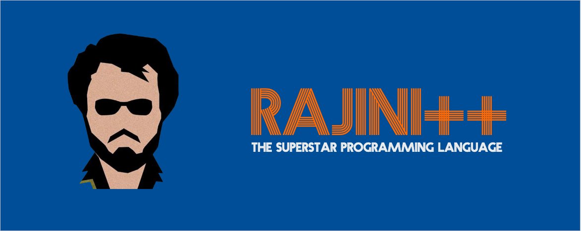 asankar96's tweet card. Introducing rajini++, an esoteric programming language based on the dialogues of superstar Rajinikanth. The syntax and keywords used in...