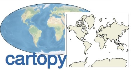 MappingGIS's tweet card. Cartopy es un paquete de Python diseñado para el procesamiento de datos geográficos con el fin de producir mapas y hacer análisis