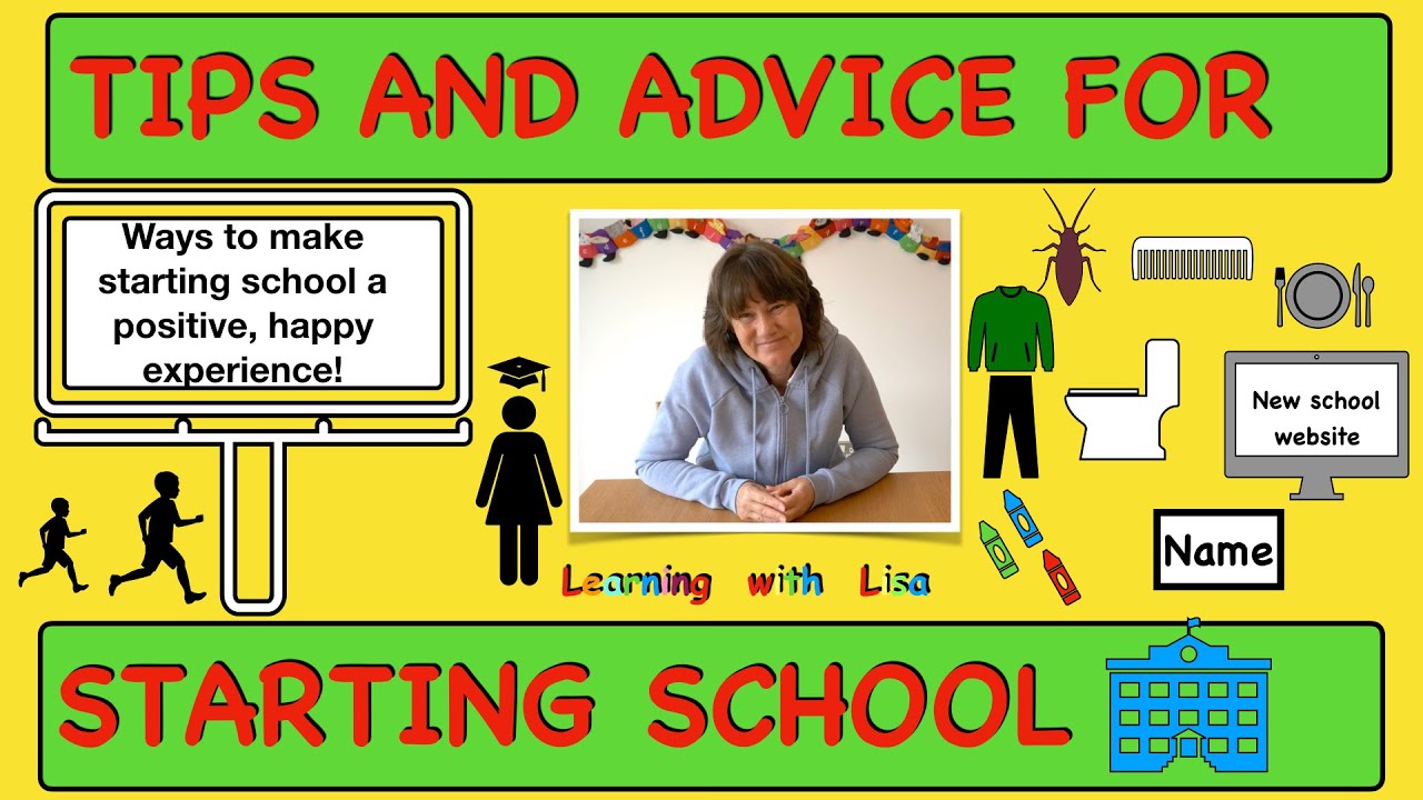 lisa_learning's tweet card. Preparing your child for starting school - Tips and advice