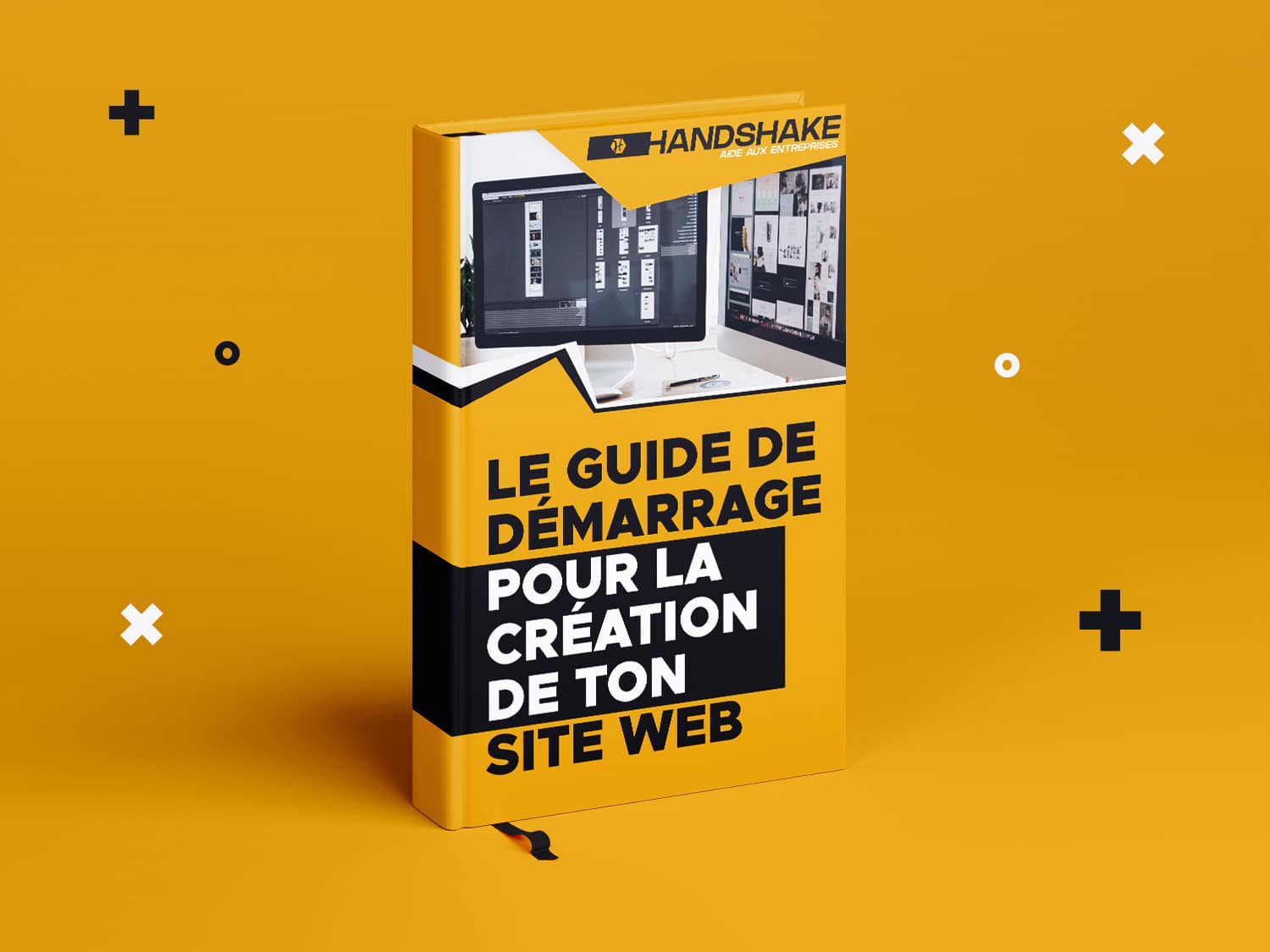 HandshakeQc's tweet card. Obtenez un guide de démarrage gratuit comprenant des conseils détaillés sur la création d'un nouveau site web professionnel et le processus complet expliqué de manière simple par Handshake aide aux...