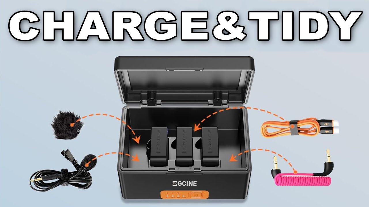 geekanoids's tweet card. ZGCINE ZG-R30 Pro Charging Case for Rode Wireless GO II & Wireless GO...