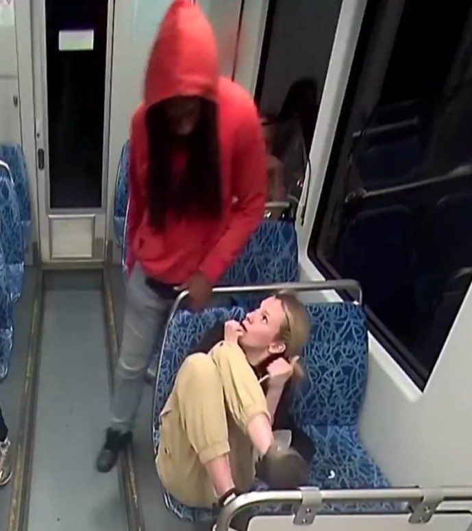 lumkes_jeff's tweet card. On August 22, 2025, Iryna Zarutska, a 23-year-old Ukrainian refugee and artist who fled the 2022 Russian invasion to rebuild her life in Charlotte, North