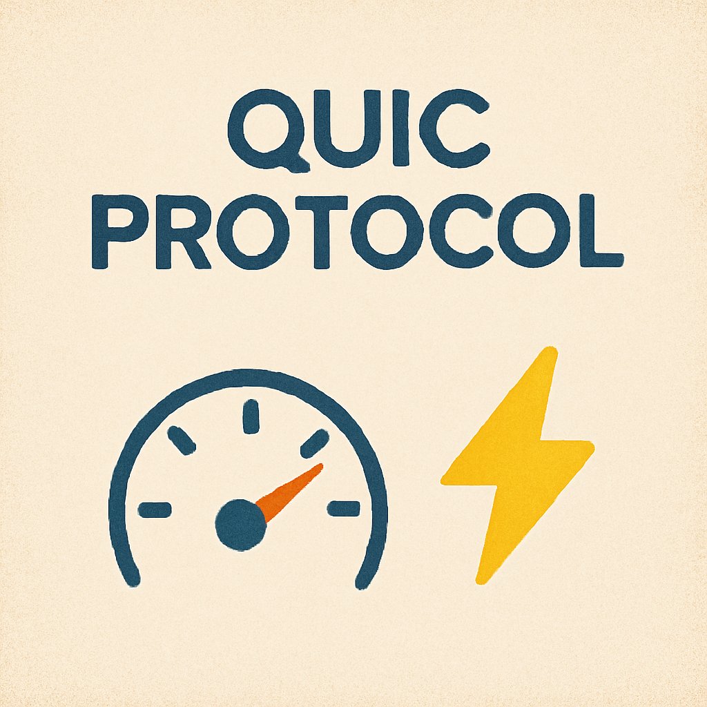 ClouDNS's tweet card. The QUIC protocol is a modern, secure internet transport protocol that reduces latency and significantly improves web performance.
