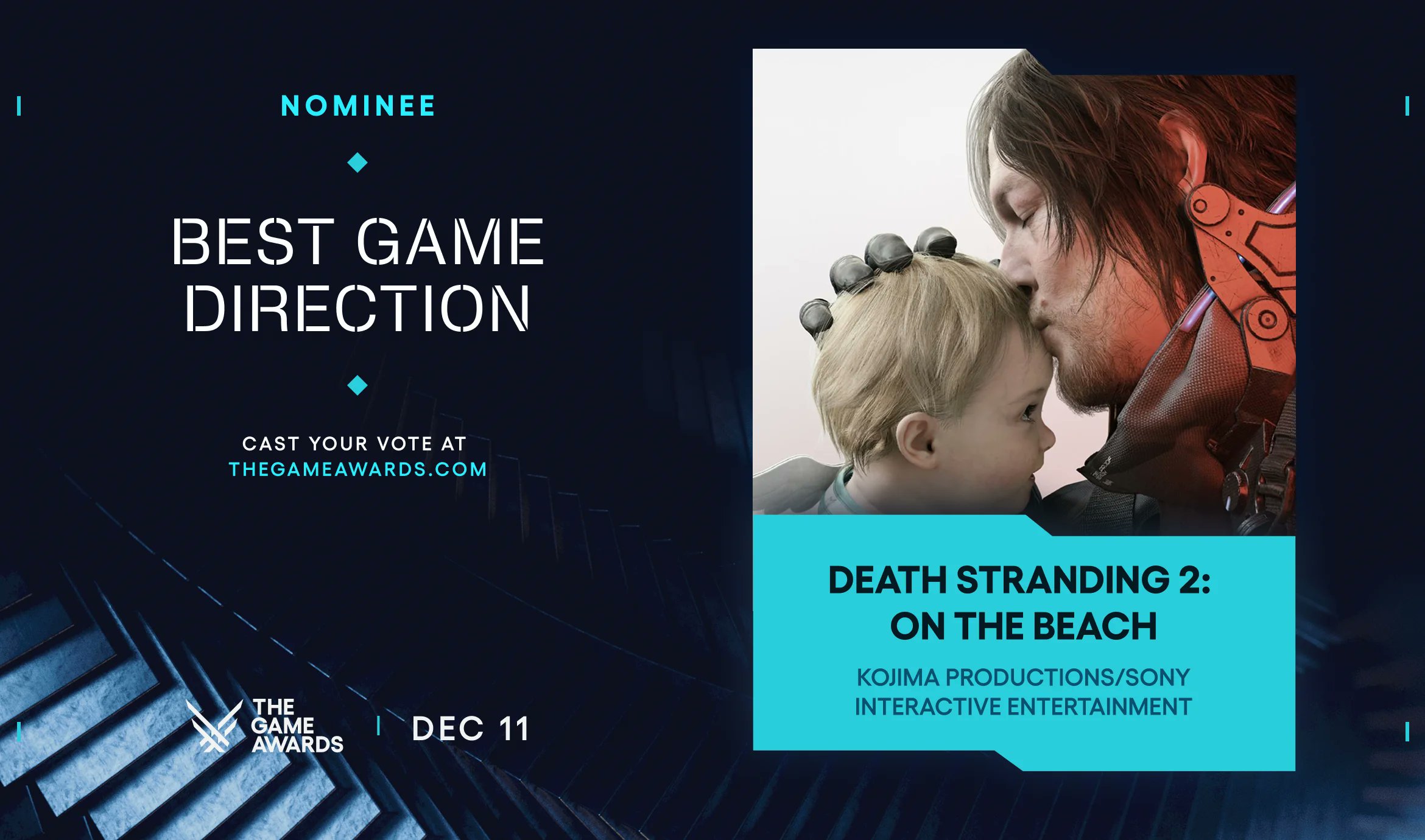 crows_nest_rpg's tweet card. I just cast my VOTE for DEATH STRANDING 2: ON THE BEACH! Who will you vote for? #TheGameAwards @TheGameAwards