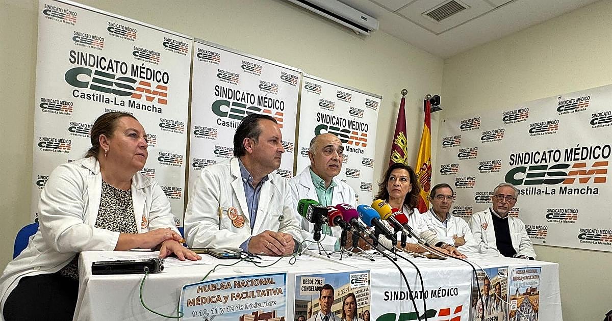 ABC_Toledo's tweet card. Serán los días 9, 10, 11 y 12 de diciembre y están llamados unos 5.000 médicos, facultativos y residentes del Sescam