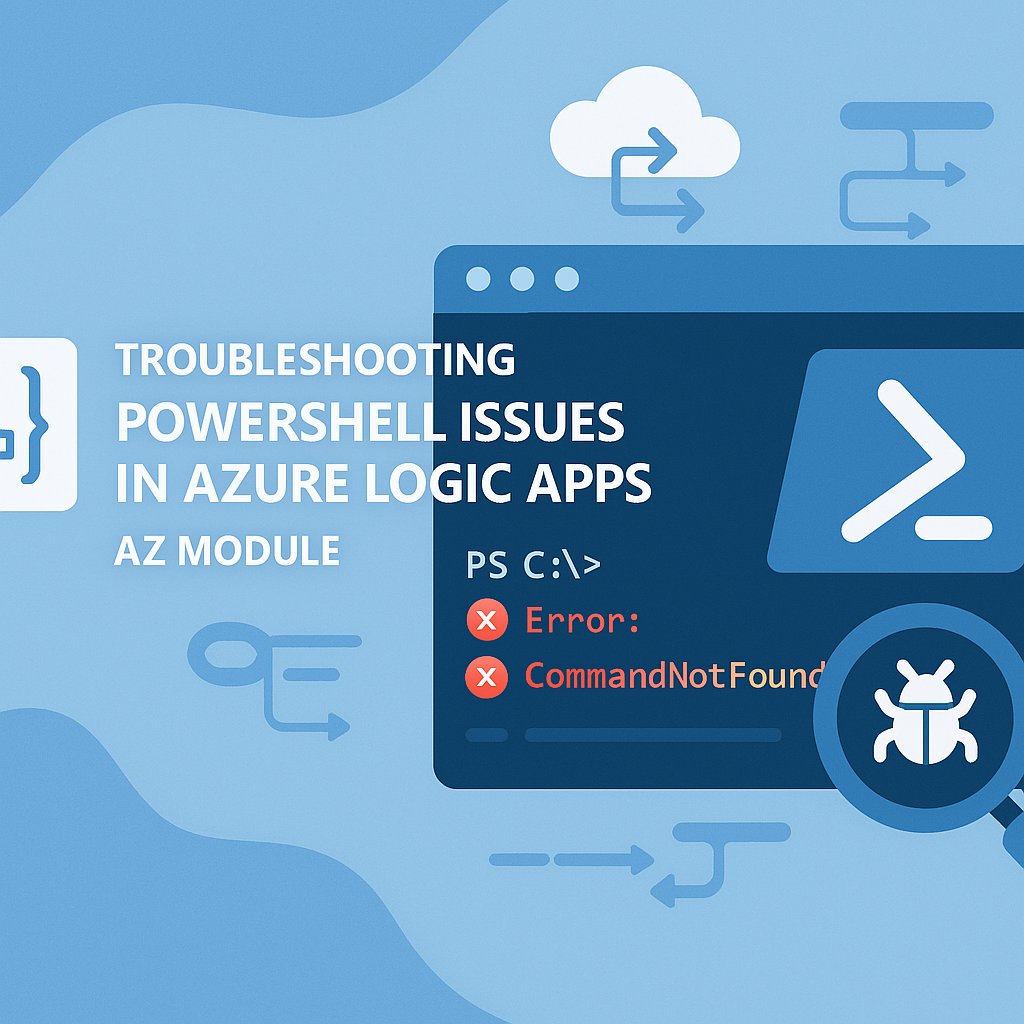 AzureWeekly's tweet card. In Logic App Standard, you can use Powershell Code, using the Execute Powershell Script action If your powershell script depends on Az Module, then the...