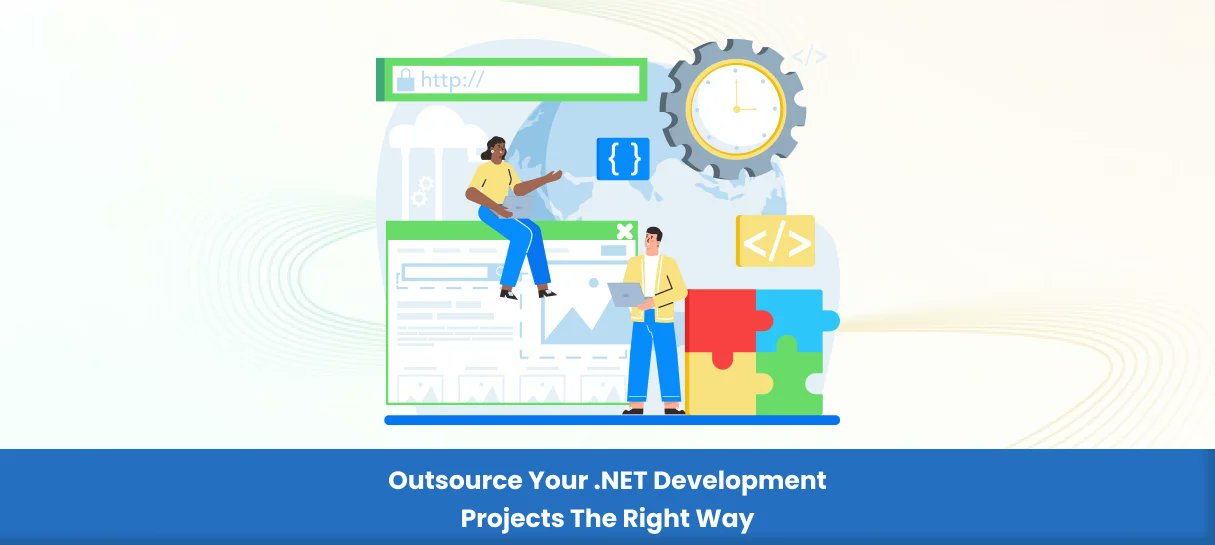 BigscalTech's tweet card. .NET outsourcing services help businesses save costs, access expert developers, and deliver high-quality, scalable solutions efficiently.