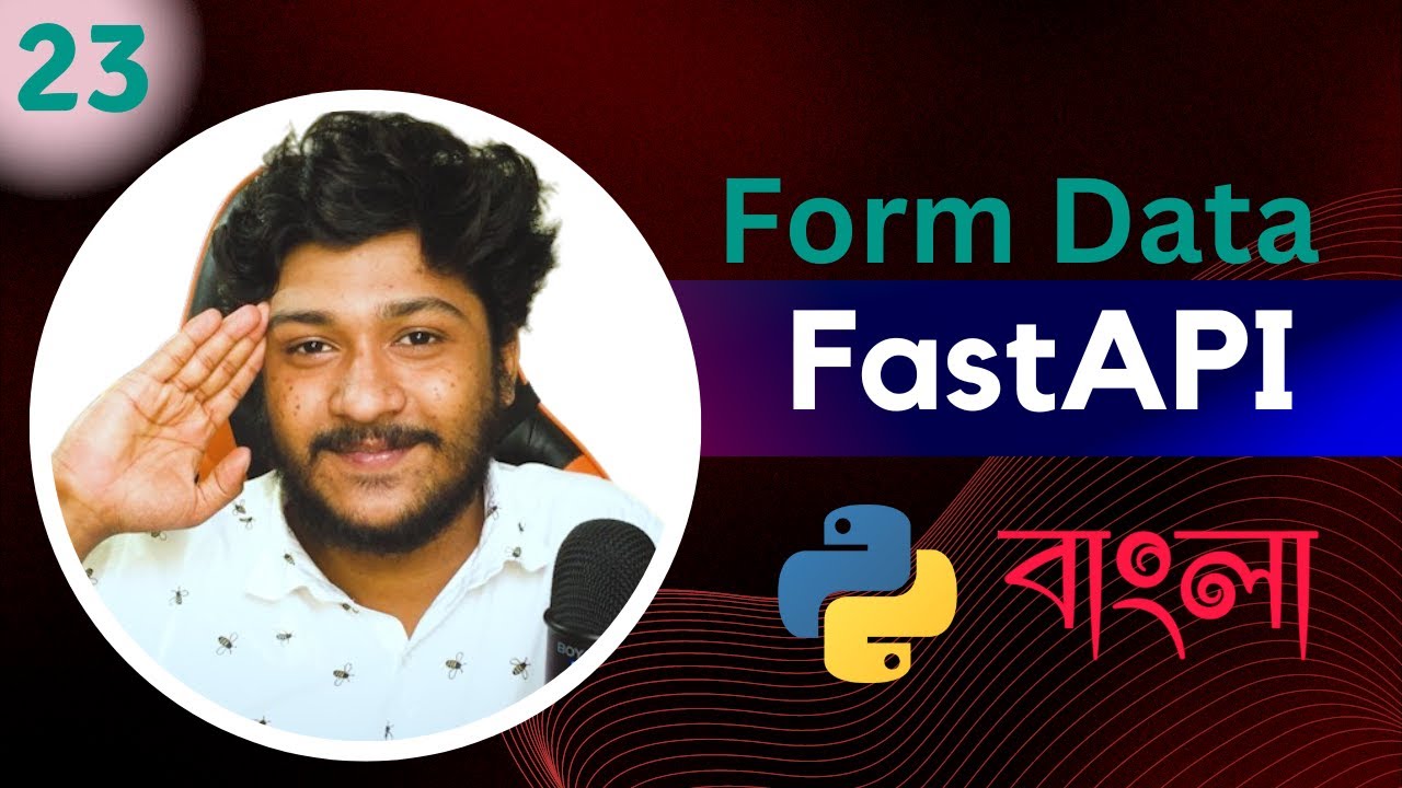 thatsabbir's tweet card. 🧑🏻‍💻 Python API Development #23 Form Data | In Bangla 2024 | By ST...