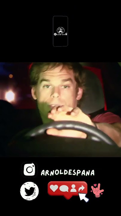 ArnoldEsPana's tweet card. Dexter Morgan