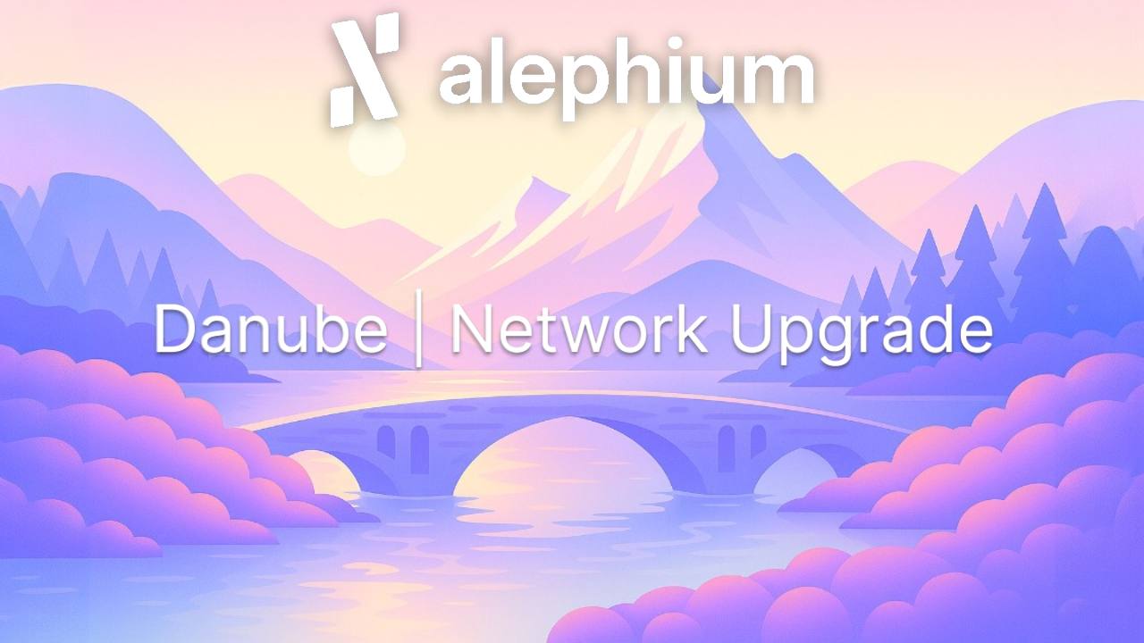 BitcoinNews's tweet card. Discover Alephium's Danube upgrade launching on July 15, 2025. Experience faster block times and a simplified user experience on this scalable Layer 1 blockchain.