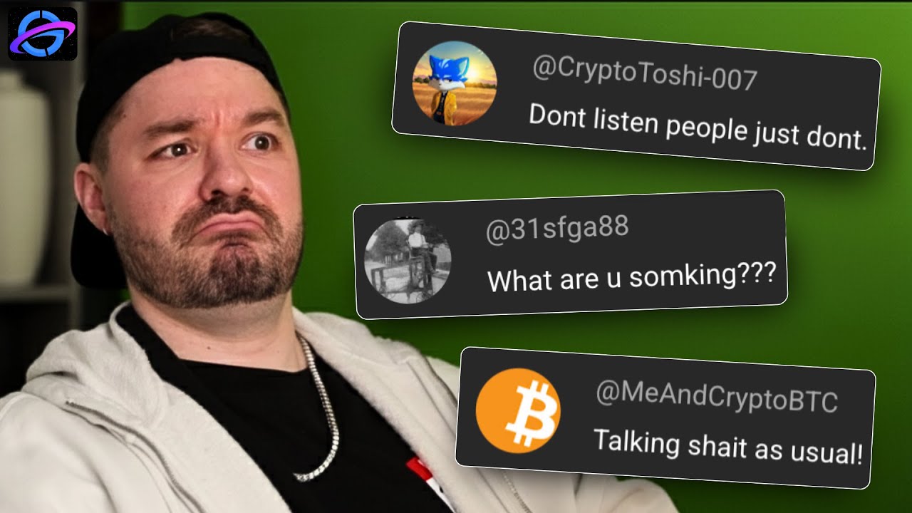 cryptogalaxycc's tweet card. Crypto Galaxy Reacts to Hate Comments