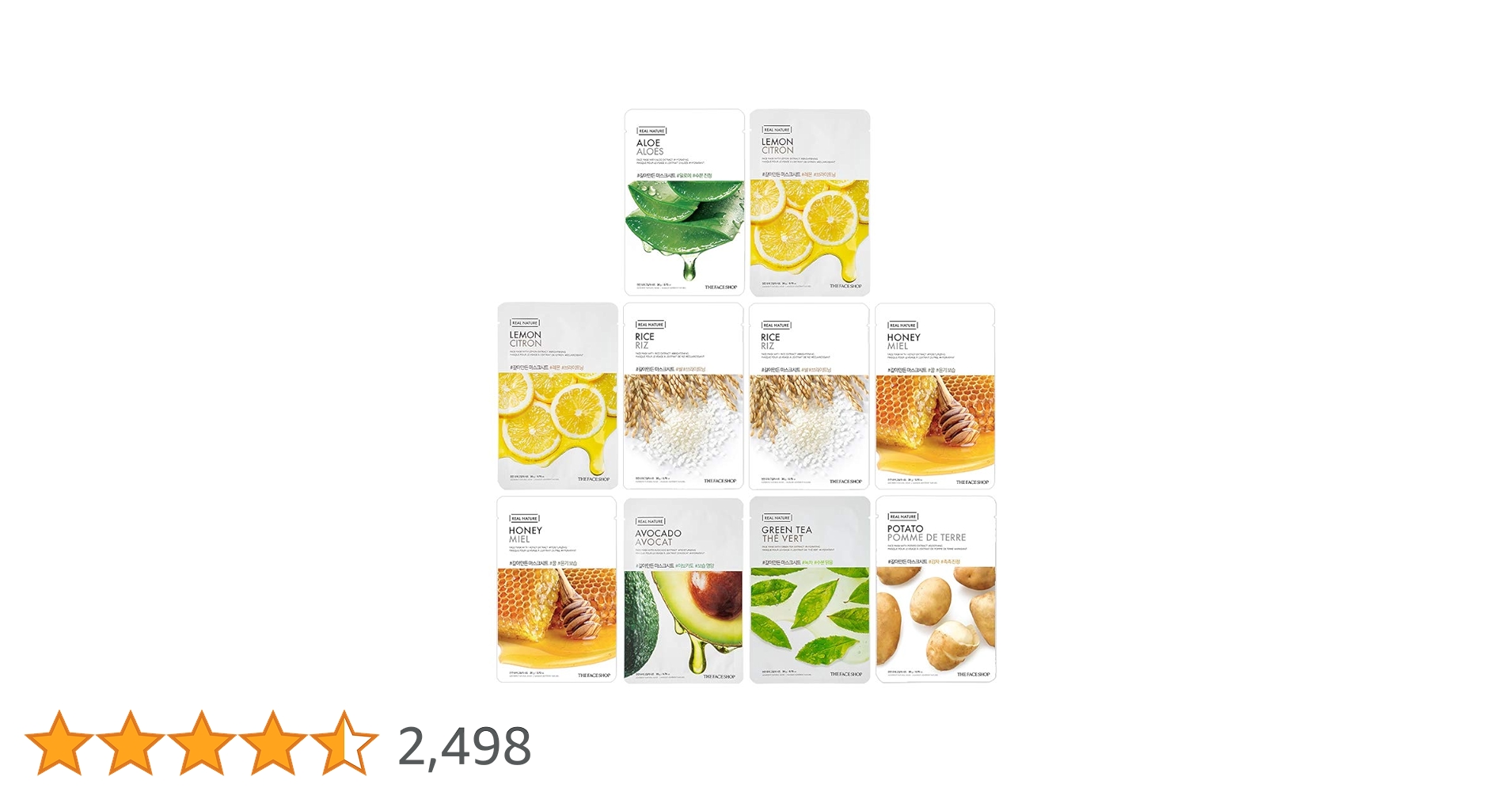 Priya01077345's tweet card. The Face Shop Real Nature Glowing Bride Masksheet Combo (Pack of 10) | Face Mask For Instant...