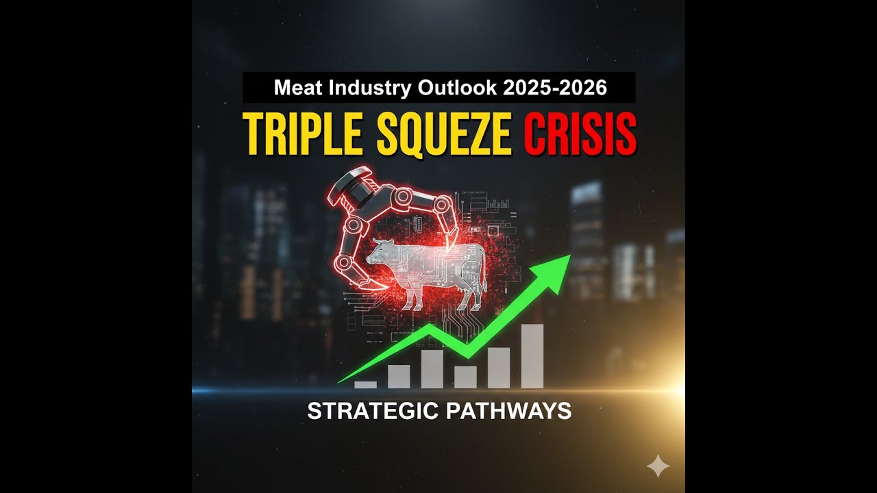 essfeed1's tweet card. Meat Industry CRISIS: The Triple Squeeze Pushing Margins to ZERO...