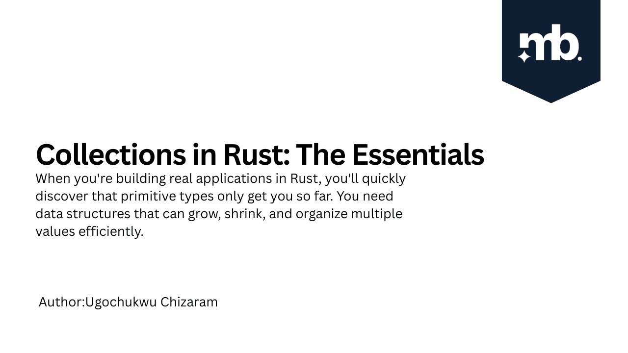 master_backend's tweet card. In this article, we will go over the mostly used once and basic knowledge on their usage. You would learn the basics of collections. 