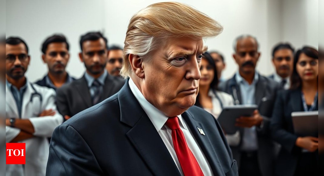 TechIndiaAdv's tweet card. International Business News: Donald Trump's H-1B visa fee increase to $100,000, intended to safeguard US jobs, is reportedly backfiring. US companies are now accelerating the shif
