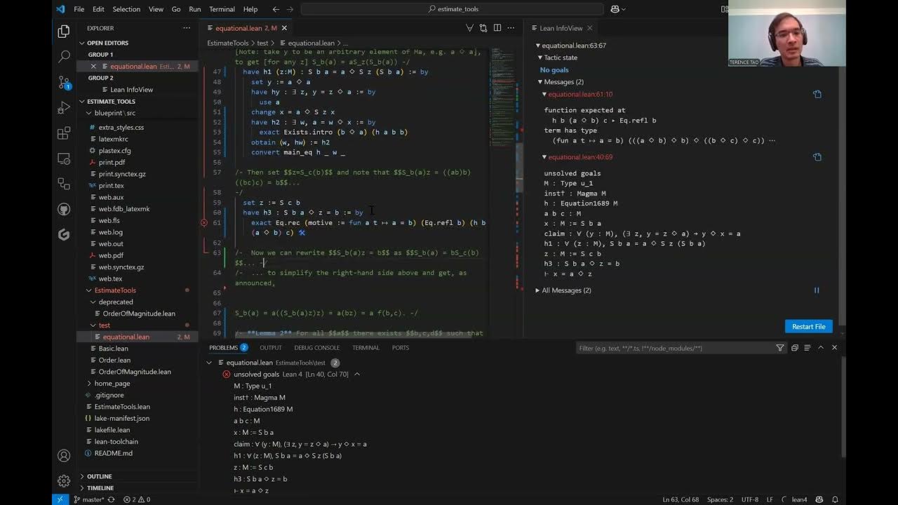 quiveron_x's tweet card. Formalizing a proof in Lean using Github copilot and canonical