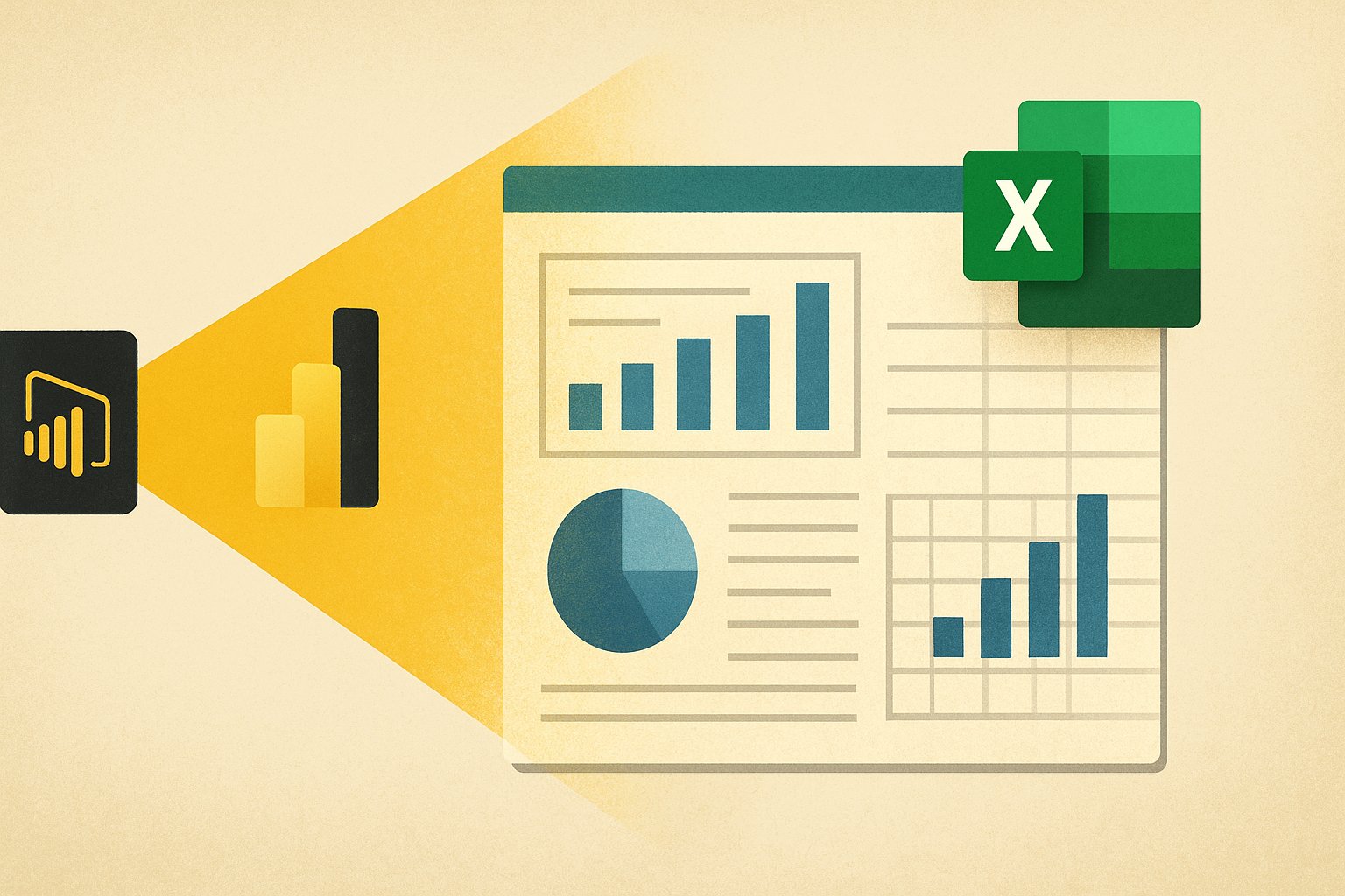 ExcelDemy's tweet card. In this tutorial, we’ll show how to build a Power BI report and let users explore in Excel.