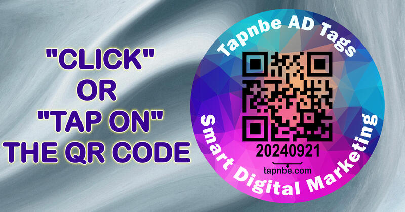TapnBe's tweet card. Tapnbe AD Tags allow you to create AD content once and easily share many times on social media, emails, blogs, websites, by simply sharing a url (web link) or by QR Code & NFC Tap and more! Available...
