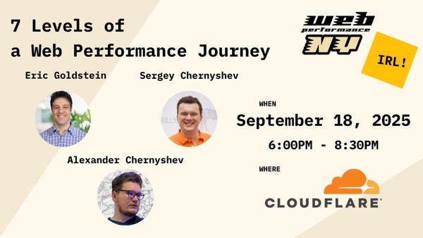 nywebperf's tweet card. We are back with a speaker session - this time at the new [Cloudflare](https://www.cloudflare.com/) NYC office on the **88th floor** of the iconic **1 World Trade Center**
