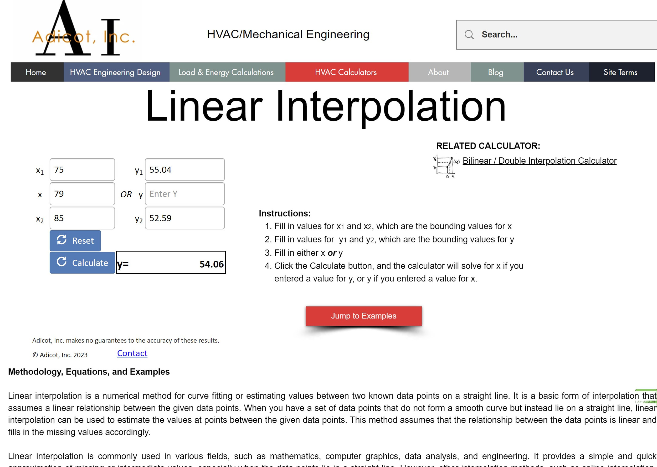 gould_pe61335's tweet card. Easy-to-Use, Quick, and Accurate Online Interpolation Calculator. Equations and Examples are also provided.