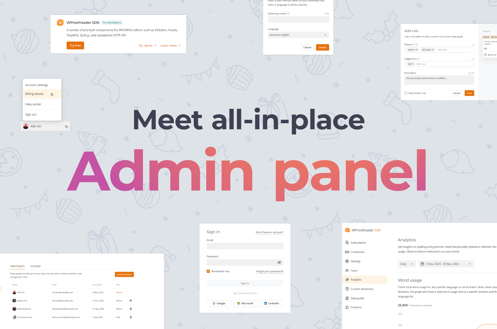 SpellCheckerNet's tweet card. Check out WebSpellChecker annual recap of 2024 tech year. Admin panel, AI writing assistant, core updates, proofreading engine improvements. Contact us.