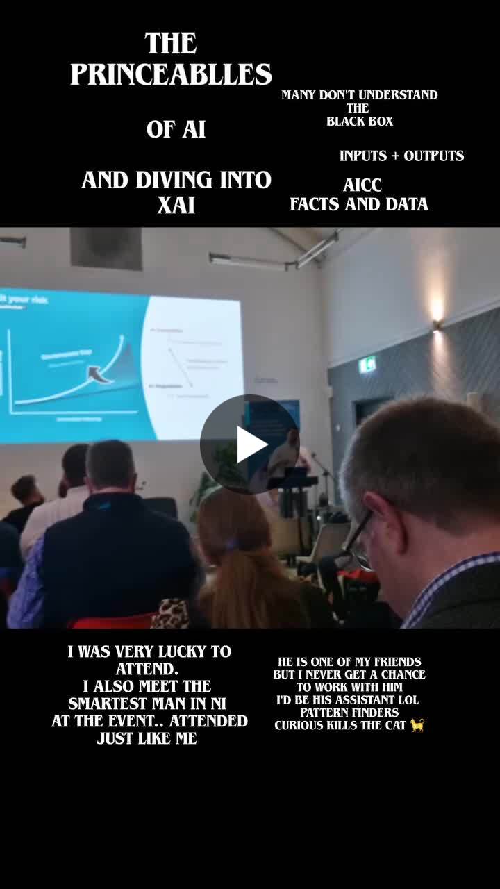 AscensionA73774's tweet card. How do we Close the Gap . What is the Black Box ? Do we understand Ai ? Do we understand XAI ? It was fantastic to attend this Event today Tahgad and Shaun made loads of sense today. We are just...