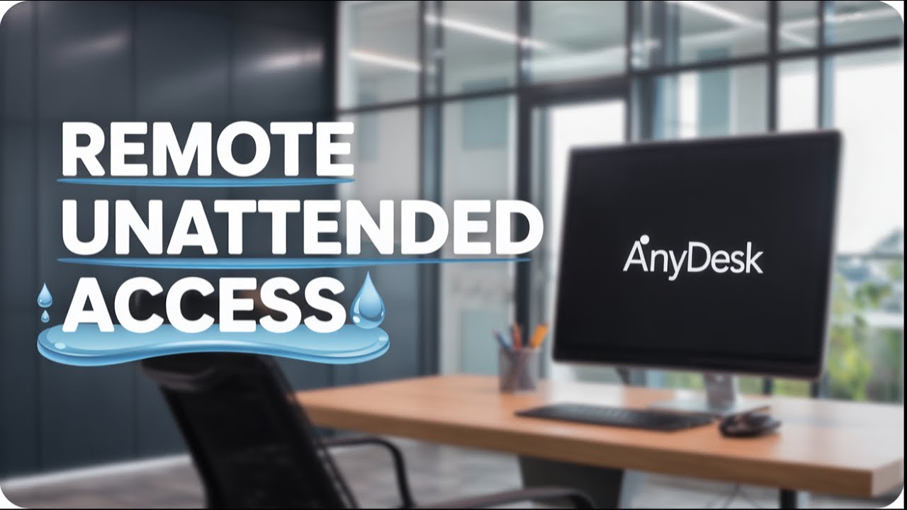 KnowledgeIoTx's tweet card. How to Configure AnyDesk Unattended access in AnyDesk