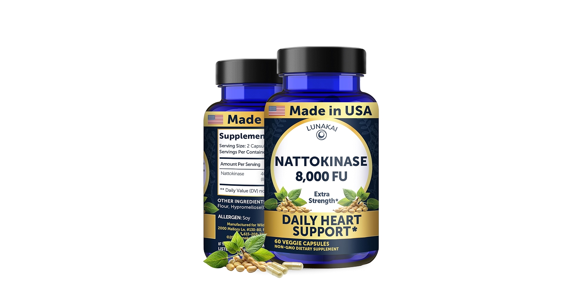 TheTrendy_Times's tweet card. Discover the natural benefits of natokinase, an enzyme traditionally sourced from fermented natto and carefully formulated into this daily supplement. Lunakai USA Made Nattokinase is designed for...