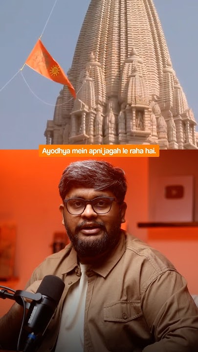 Jitendrakphc's tweet card. Ayodhya Ram Mandir’s LOST Dhwaja Returns! 🕉️😍🚩 #RamMandir