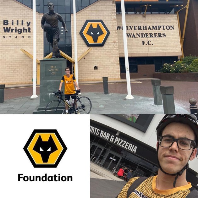 SamCSSmith's tweet card. Help Samuel Smith raise money to support Wolverhampton Wanderers Foundation