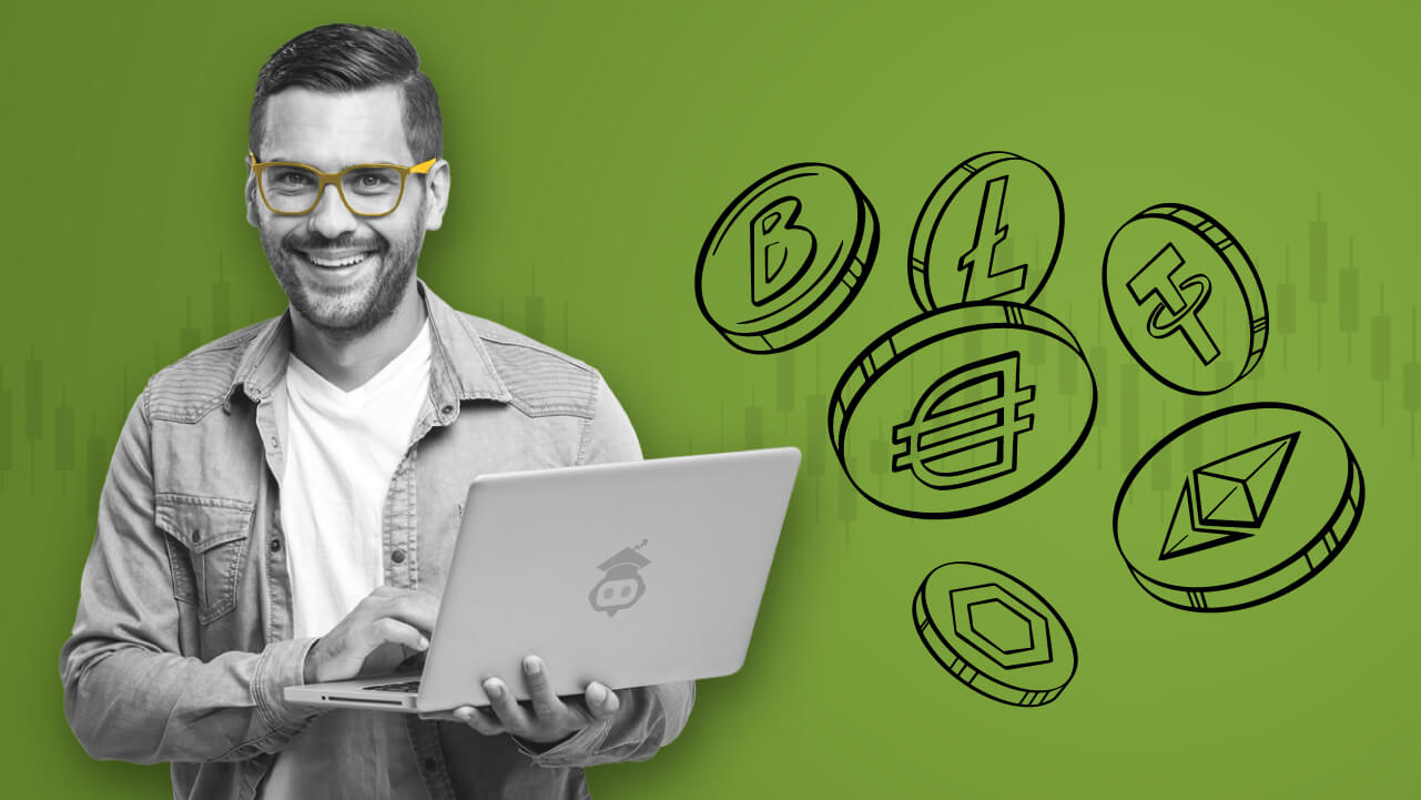 Megaacademy_en's tweet card. Learn about Cryptocurrencies, the money of the future, with MegaAcademy’s course. Discover its benefits, risks and investment opportunities. Don't get left behind!