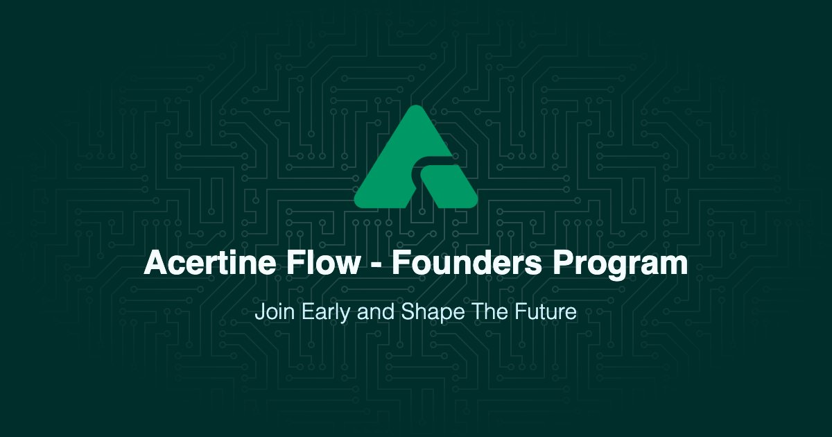 acertine_'s tweet card. Join Flow's founding community and help shape the future of invoicing. Get exclusive perks, early access, and make a lasting impact.