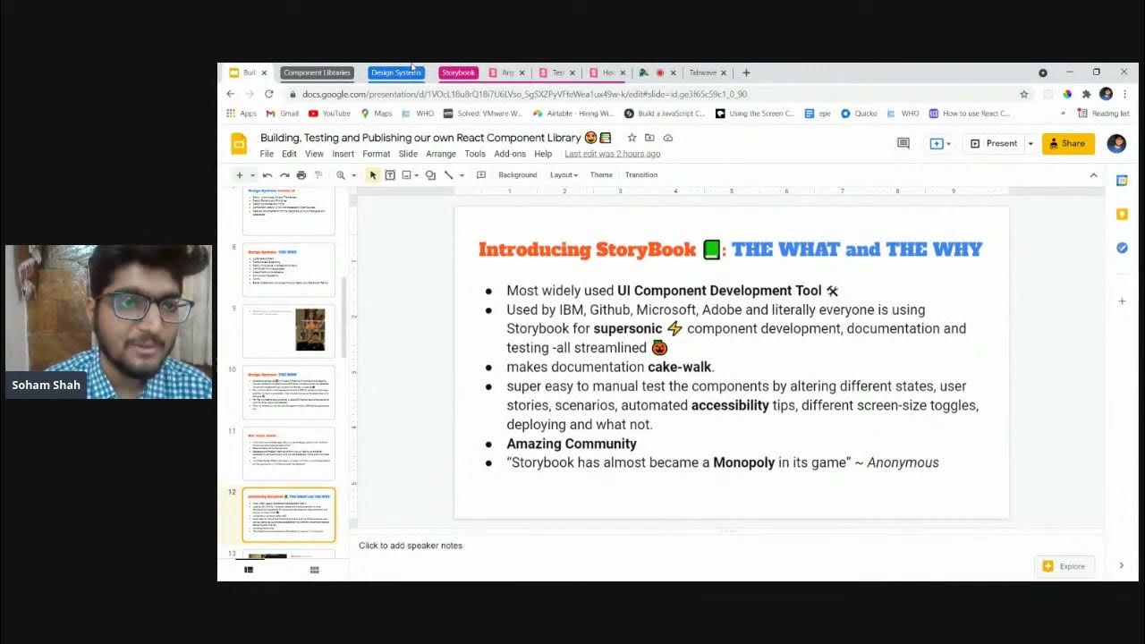 vaibhav_matere's tweet card. Building, testing and Publishing your own React Component Library by...