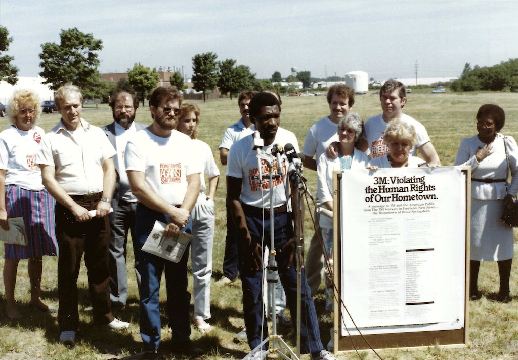 JeffSchuhrke's tweet card. In 1986, black workers in apartheid South Africa walked off the job in support of unionists in New Jersey. Their strike marked a rare moment of international labor solidarity at the height of...