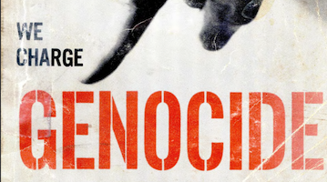 WiPoKuLi's tweet card. “We, the people, charge genocide.”