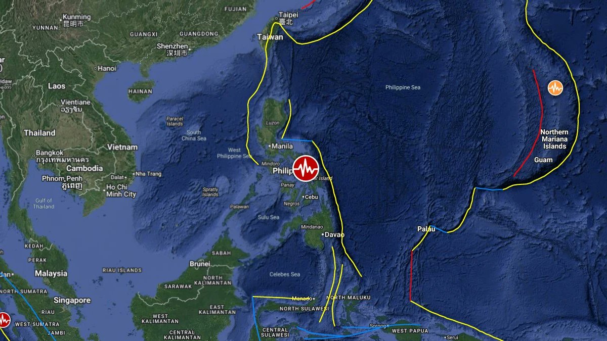 DisasterTechLab's tweet card. A strong and shallow earthquake registered by the USGS as M6.9 struck near Palompon, Leyte, Philippines at 13:59 UTC (21:59 LT) on September 30, 2025. The agency is reporting a depth of 10 km (6…