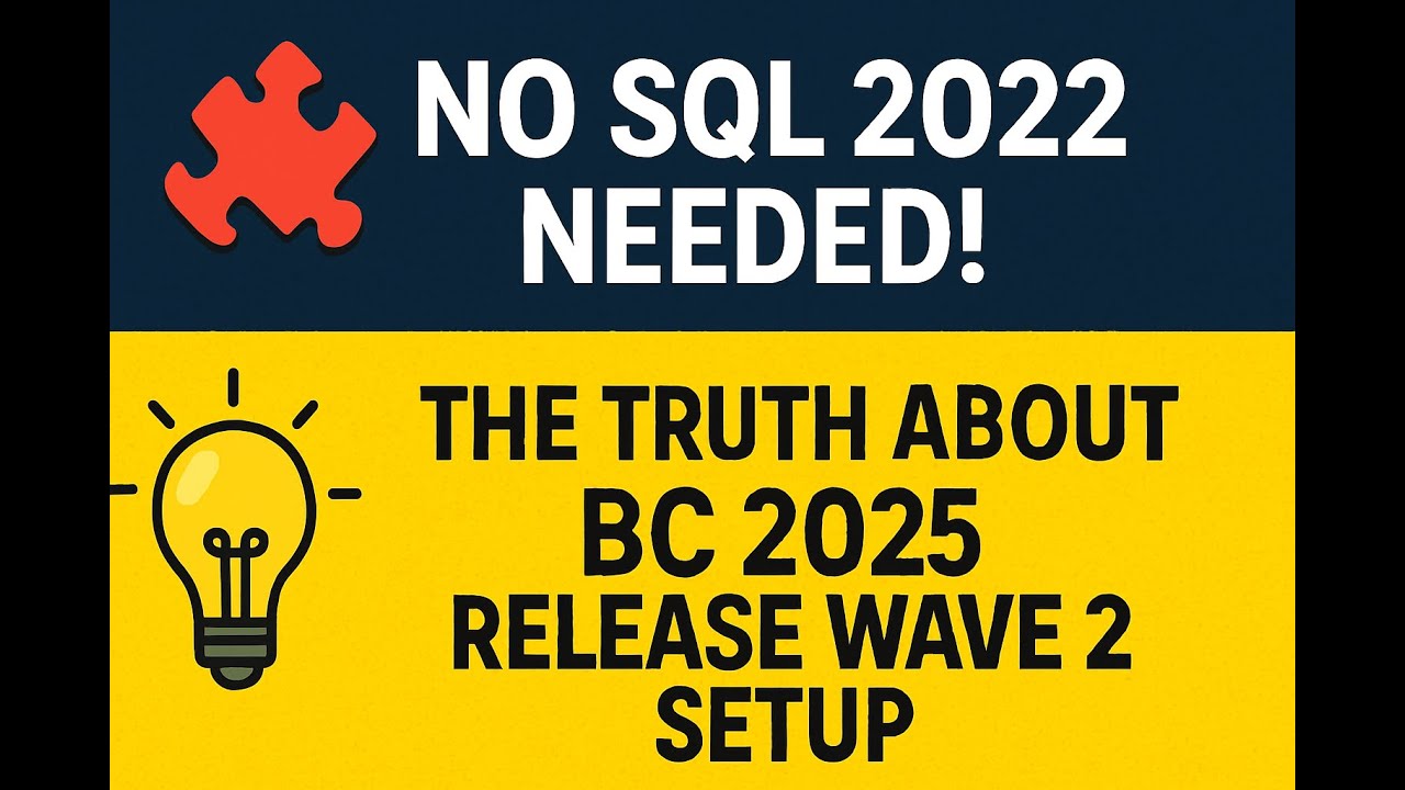 sauravdhyani's tweet card. The Truth About Business Central 2025 Installation — No SQL 2022...