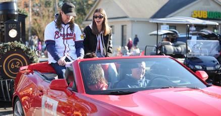 ProEdgeBaseball's tweet card. Grant Holmes, a Conway SC native, is still savoring his time being a pitcher for the Atlanta Braves. He came back to his hometown to serve as grand marshal of the Conway Christmas Parade.