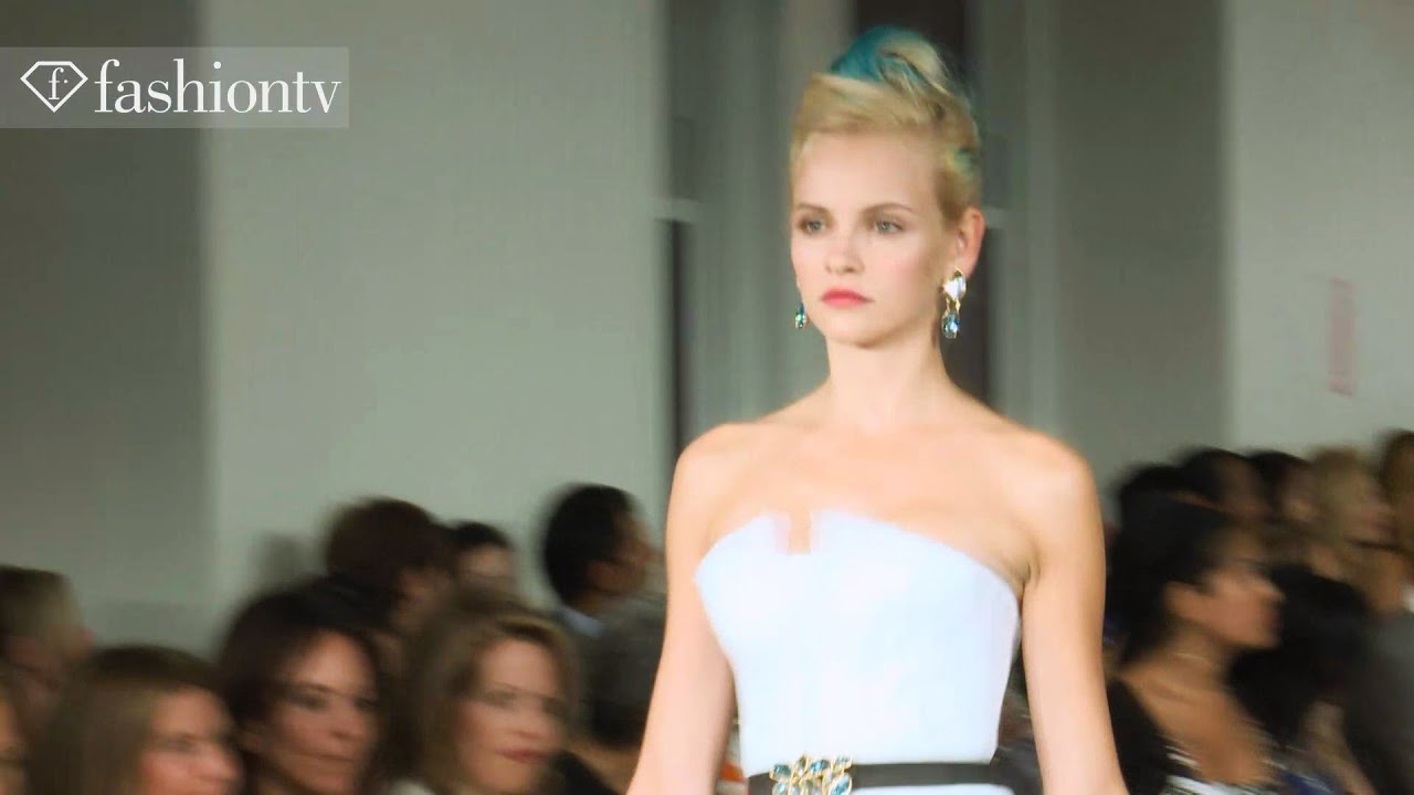 FireModels's tweet card. Oscar de la Renta Spring/Summer 2013 Runway Show | New York Fashion...