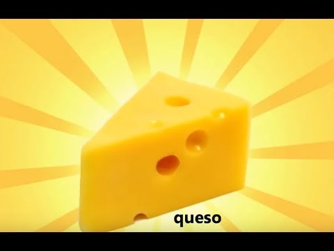 TheLanguageMach's tweet card. Spanish Food Song