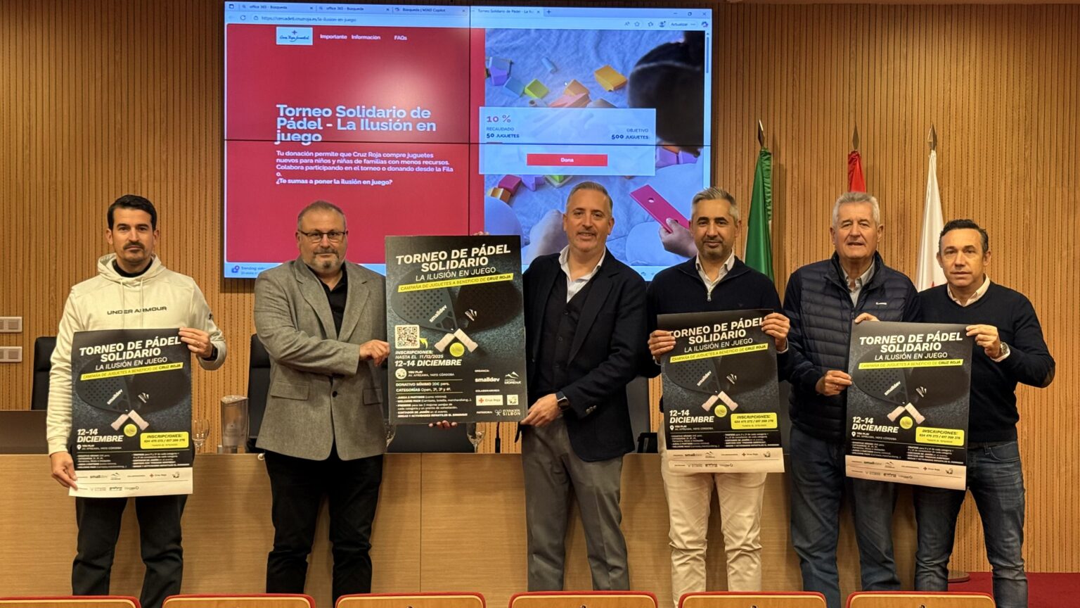 bitacoras_es's tweet card. Esta mañana se ha presentado el Torneo de Pádel Solidario ‘La Ilusión en Juego’ en Córdoba, un evento que combina deporte y compromiso social organizado por las empresas Smalldev y Jamones Sierra...