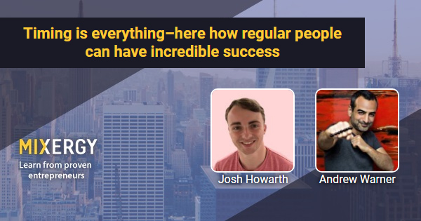 howjosh's tweet card. Business tips for startups by proven entrepreneurs