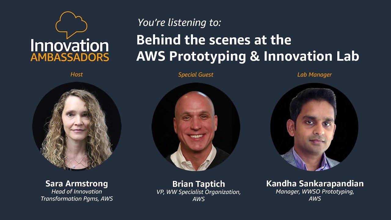 AWSArchitecture's tweet card. Inside the AWS Prototyping and Innovation Lab | Innovation Ambassadors