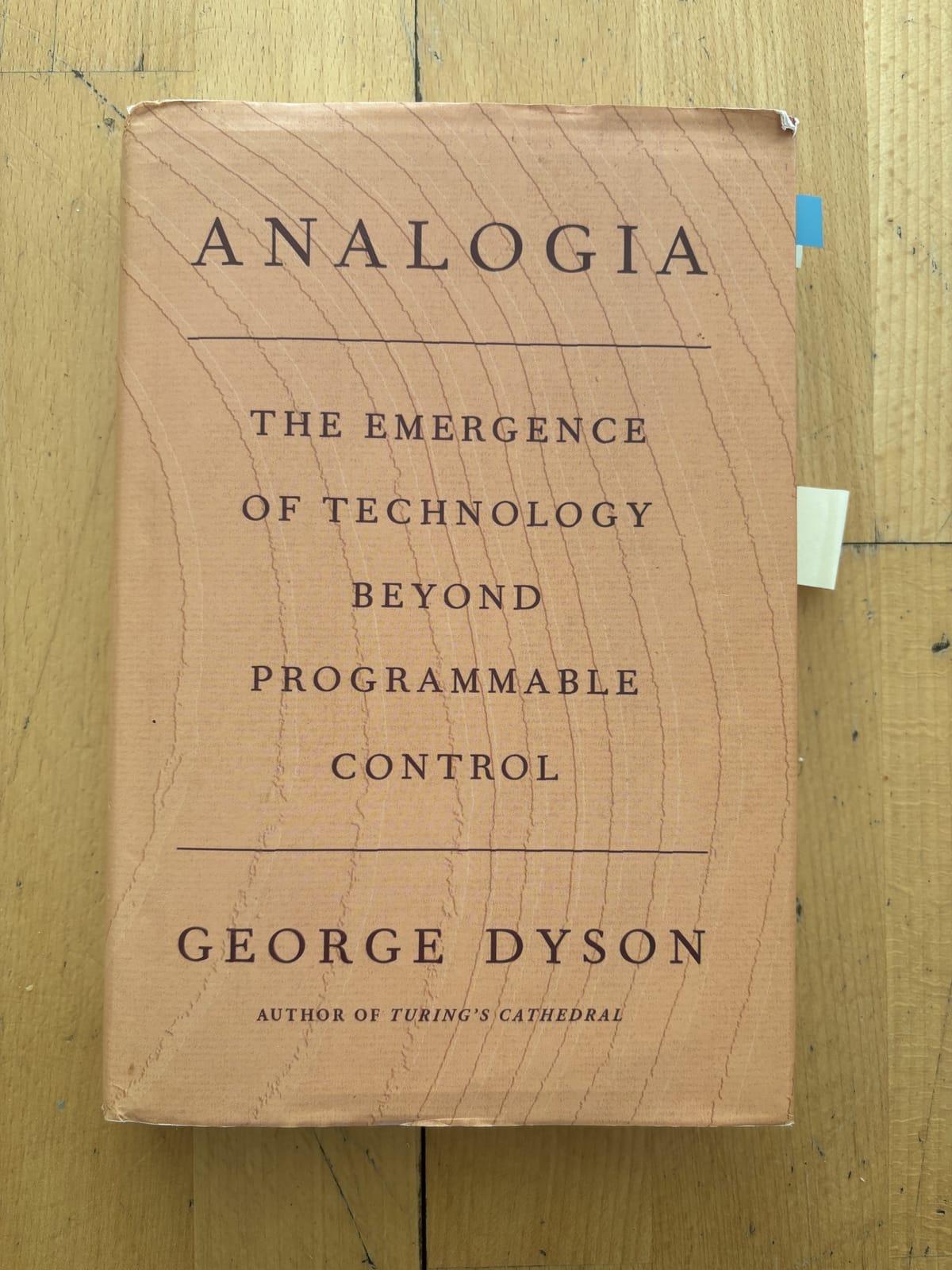 computingpower_'s tweet card. A poetic review of Analogia—Dyson's vision of tech, nature, and humanity merging.