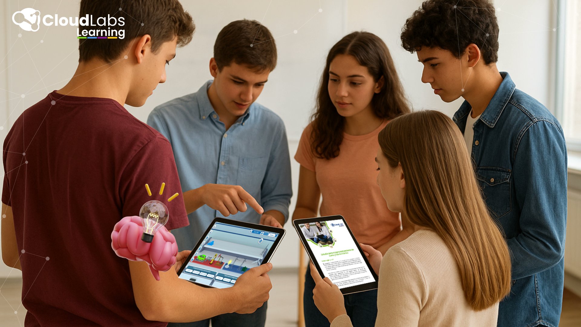 CloudLabs_co's tweet card. Descubre cómo el currículo en espiral, inspirado en Bruner, transforma la repetición en profundización. CloudLabs lo usa para fortalecer la comprensión de los estudiantes.