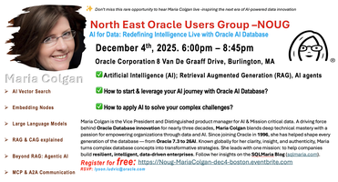 oracleugs's tweet card. Cutting edge technologies like (AI), (RAG), and AI agency to enhance data-driven decisions