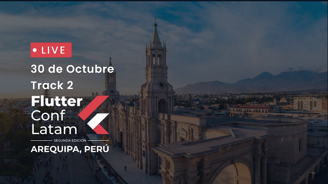 weincoder's tweet card. FlutterConf Latam Día 2 - Track 2